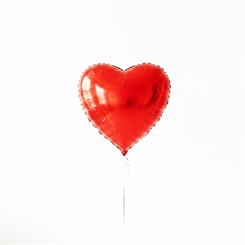 Single Heart Helium Balloon