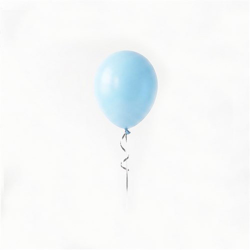 Single Blue Helium Balloon