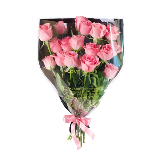 Love Rules  Pembe Gül Buketi