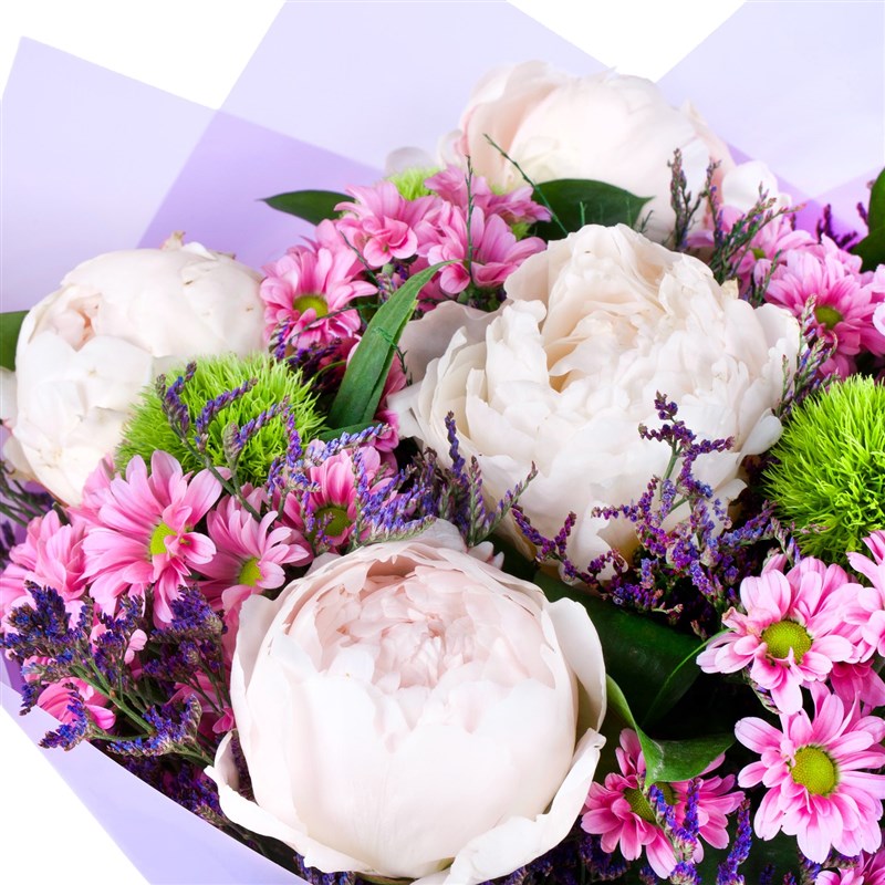 Beyaz Şakayık Buketi Fujieda