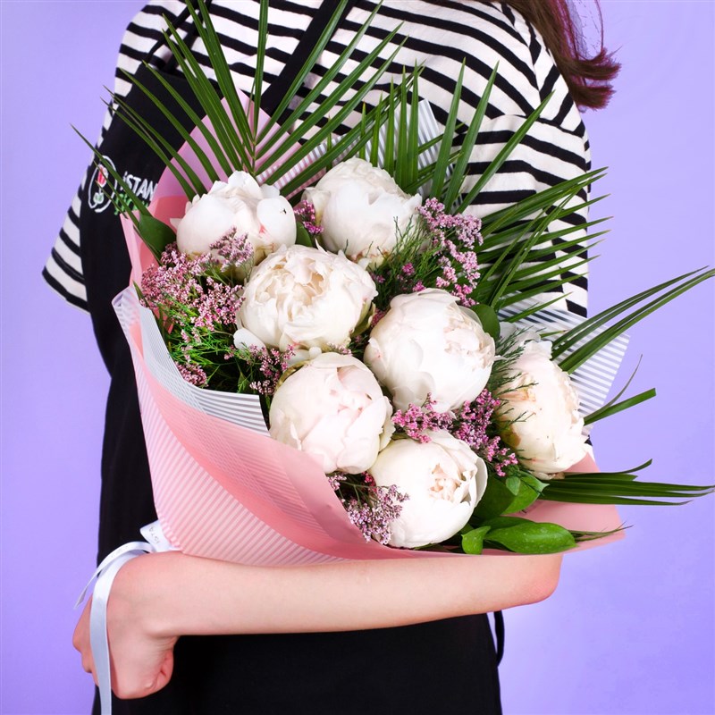 Beyaz Şakayık Buketi Hakone