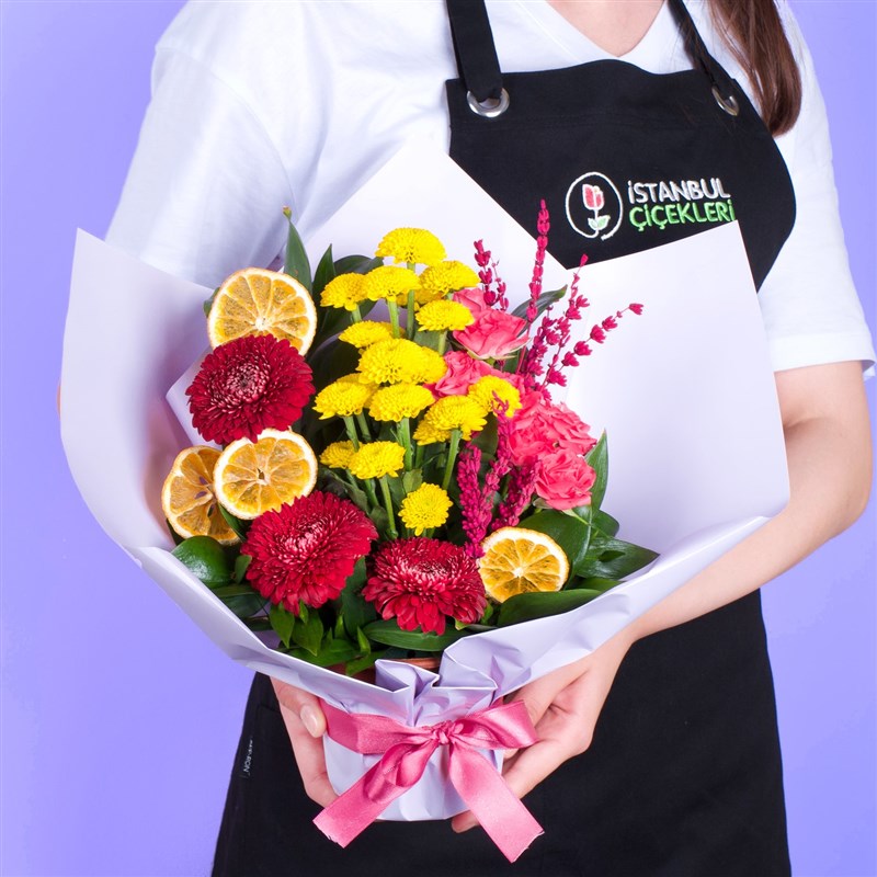 Chrysanthemum Arrangement, Constanta Pink