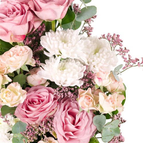 Çardak Ve Lila Gül Aranjmanı Blushing Lilac