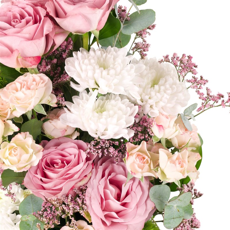 Çardak Ve Lila Gül Aranjmanı Blushing Lilac