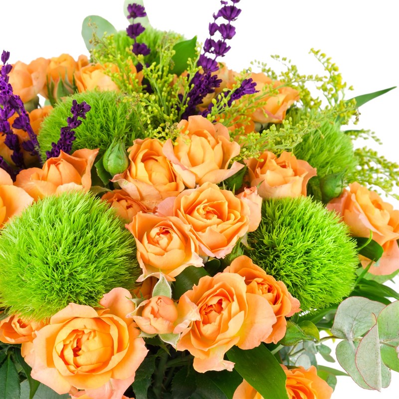 Turuncu Çardak Gül Aranjmanı Zürih