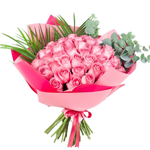 Candy Pembe Gül Buketi 50 li