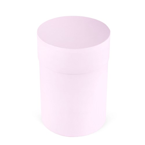 Yuvarlak Pembe Kutuda Beyaz ve Pembe Güller