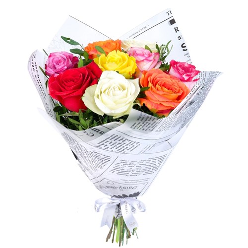 Mixed Roses Joyful