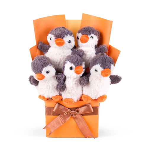 Penguen Peluş Buketi