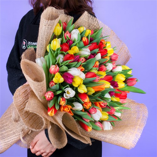 Mixed 101 li Lale Buketi