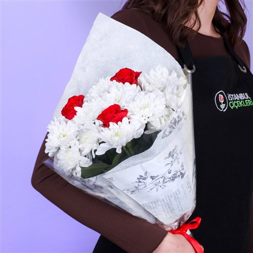 Kuzguncuk Love Kırmızı Gül Buketi