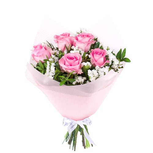 Pembe Gül Buketi 5 li Yeşilköy