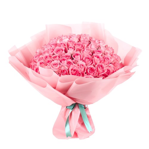 Sweet Love 101 li Pembe Gül Buketi