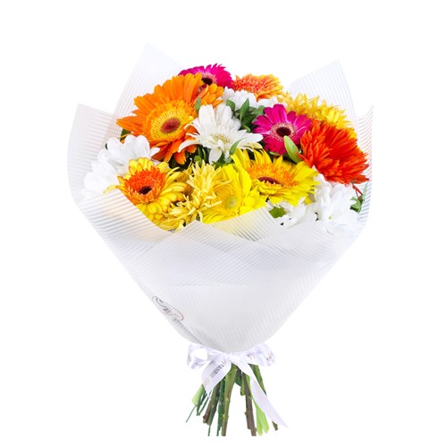 Gerbera Buketi Riva Mix Turuncu