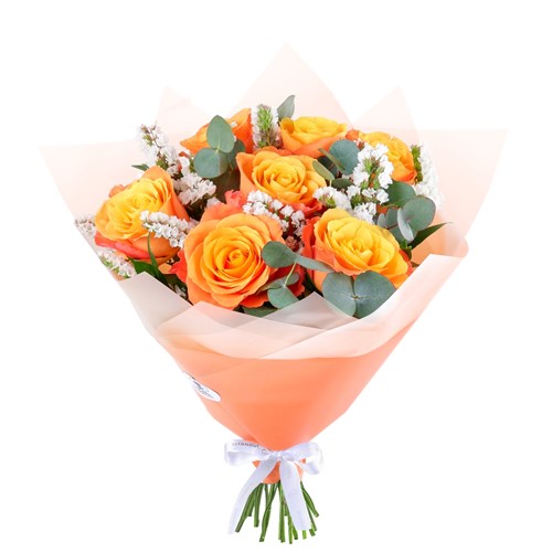 Turuncu Gül Buketi - Orange Roses