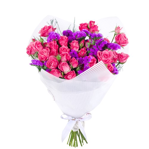 Pembe Çardak Gül Buketi Ruby
