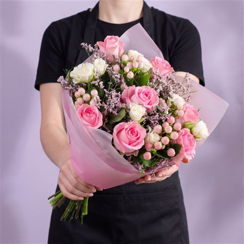 Pembe Gül Buketi - Pink Roses