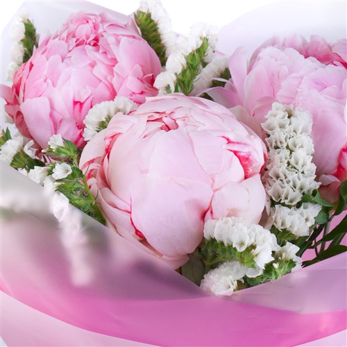 3 lü Pembe Şakayık Buketi Peony