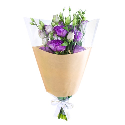 Mor Lisianthus Buketi