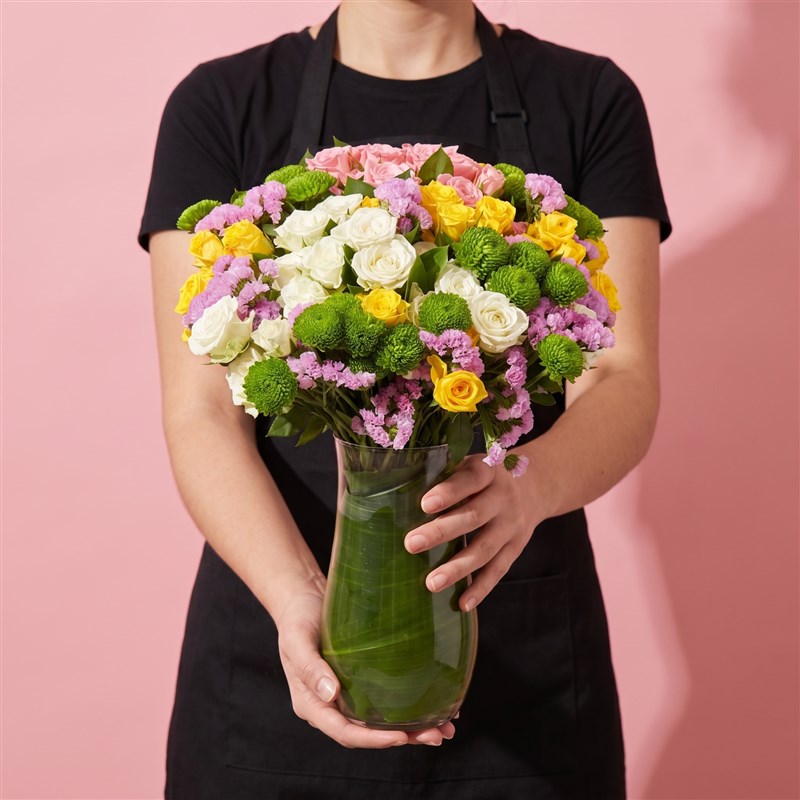 Spray Pastel Roses