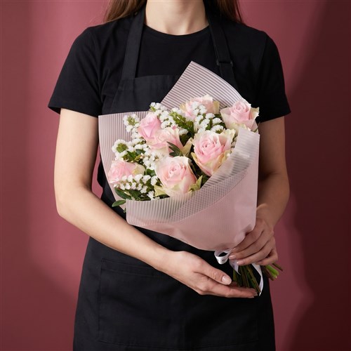 Soft Pembe Gül Buketi - Yeşilköy