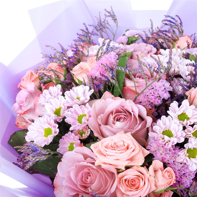 Premium Gül Büketi Lilac Whisper