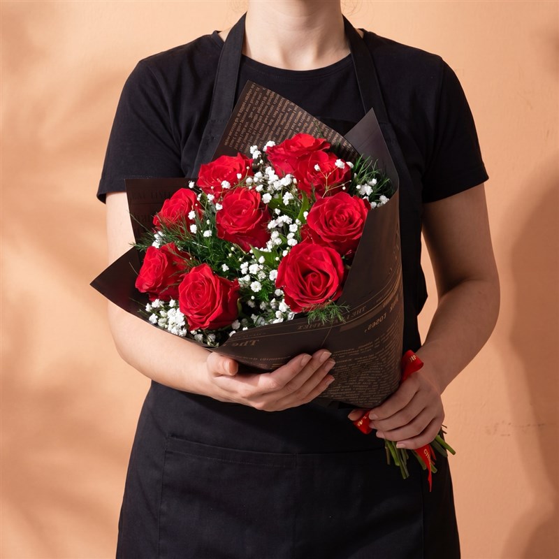 Kırmızı Gül Buketi Çamlıca Love