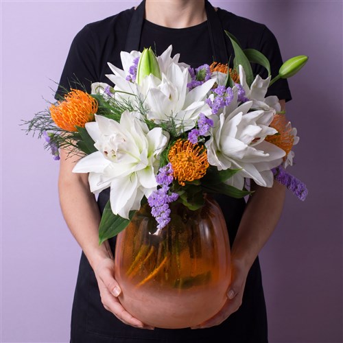 Beyaz Lilyum Luxe Bloom