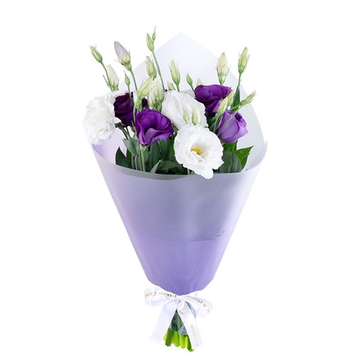 Mor Lisianthus Buketi