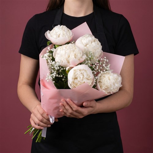 Xl Şakayık Buketi Beyaz Special Collection