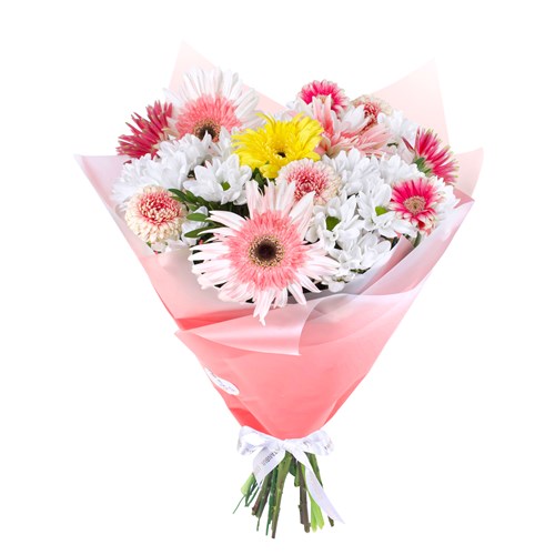 Gerbera Buketi Riva Mix Pembe