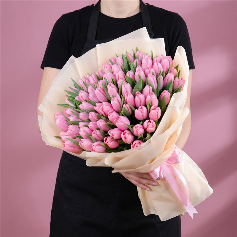101 li Strawberry Candy Lale Buketi - Exclusive Collection