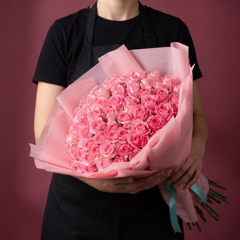 Sweet Love 101 li Pembe Gül Buketi