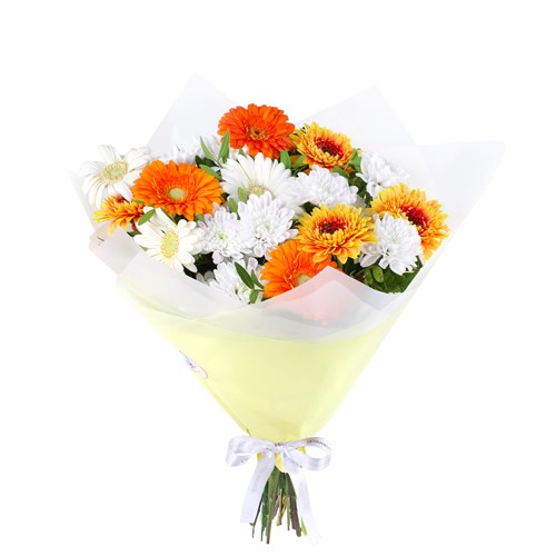 Gerbera Buketi Riva Mix Turuncu