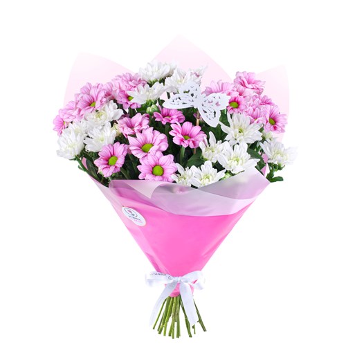 Pembe Papatya Buketi  Kuzguncuk Pink