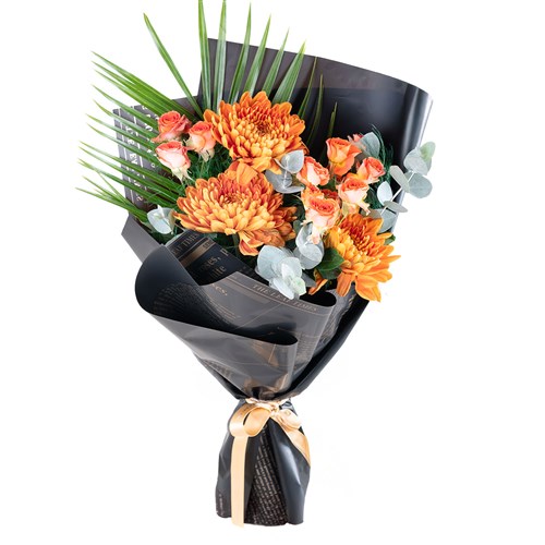 Turuncu Anastasia Buketi Amber Black