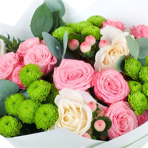 Toz Pembe Çardak Buketi Wistera Green