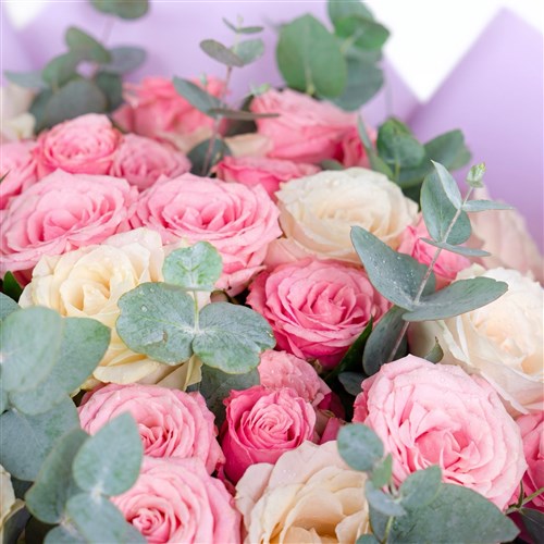 Toz Pembe Çardak Buketi Wistera Lilac