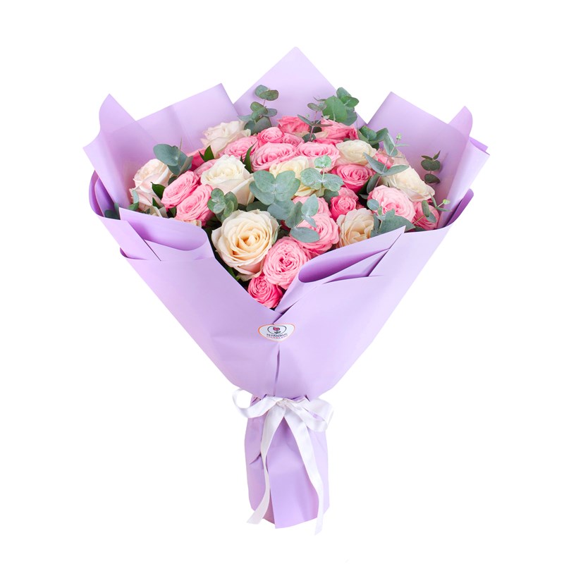 Toz Pembe Çardak Buketi Wistera Lilac