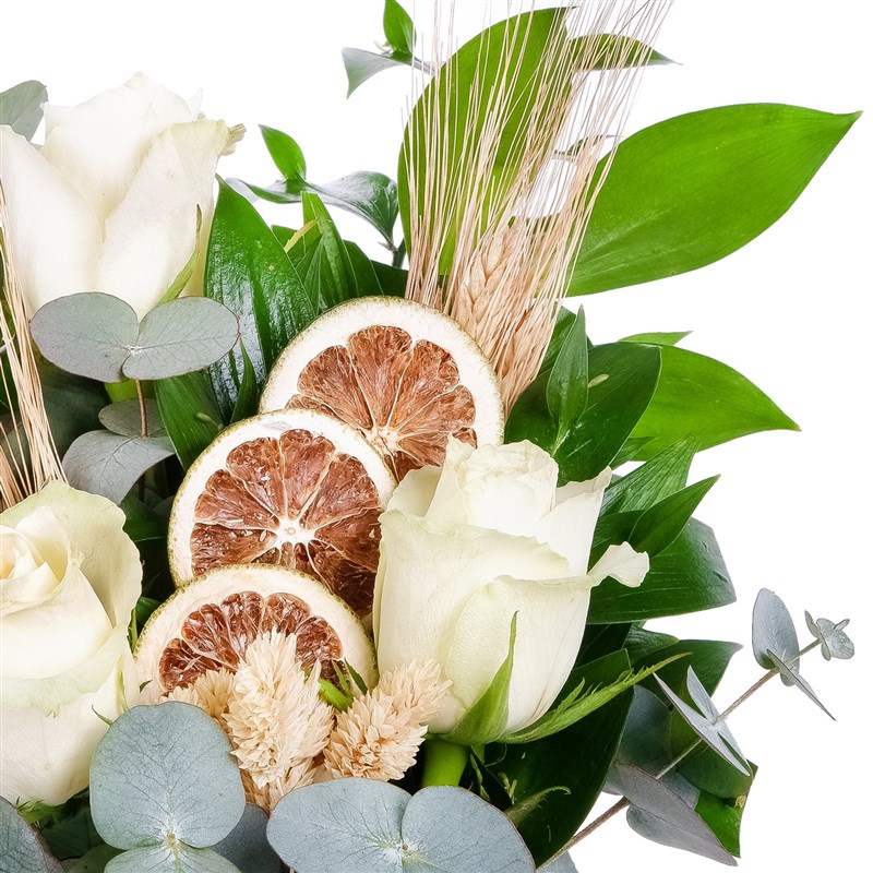 Beyaz Gül Aranjmanı Akşehir