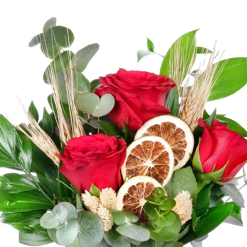 Kırmızı Gül Aranjmanı Selimiye