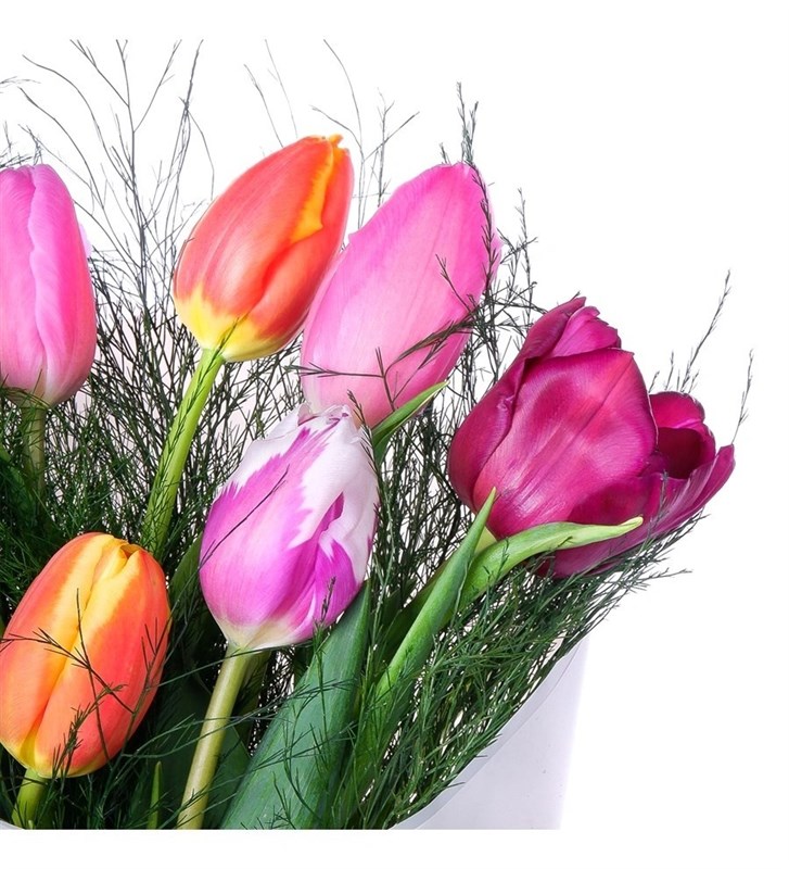 Renkli Lale Buketi