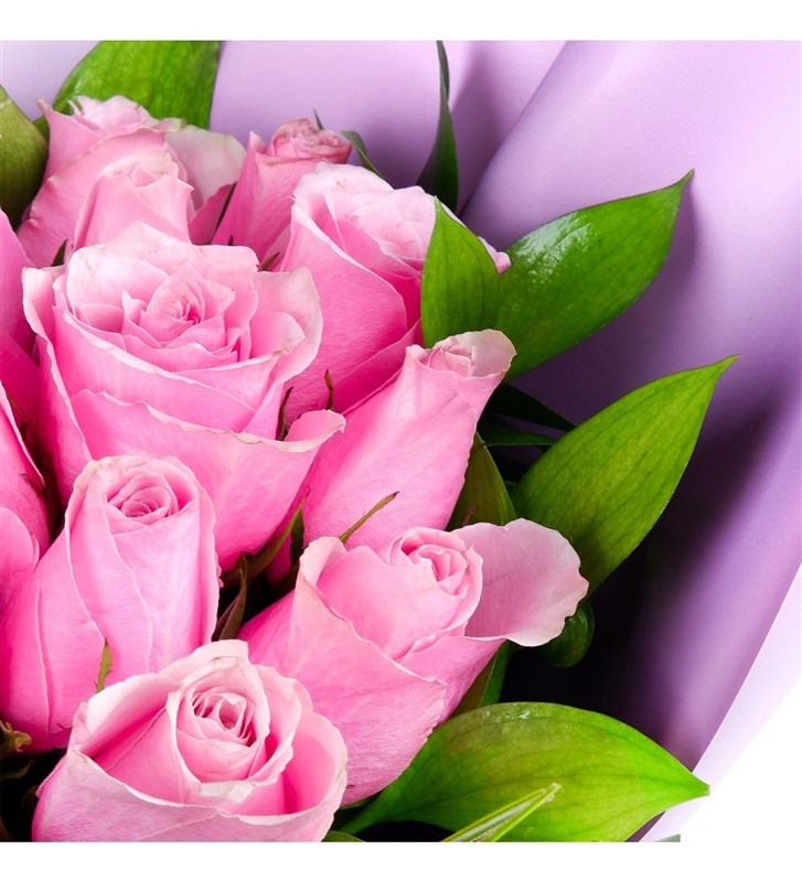 Pink Rose Bouquet Mudanya