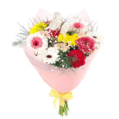 Renki Gerbera Buketi - Riva Mix