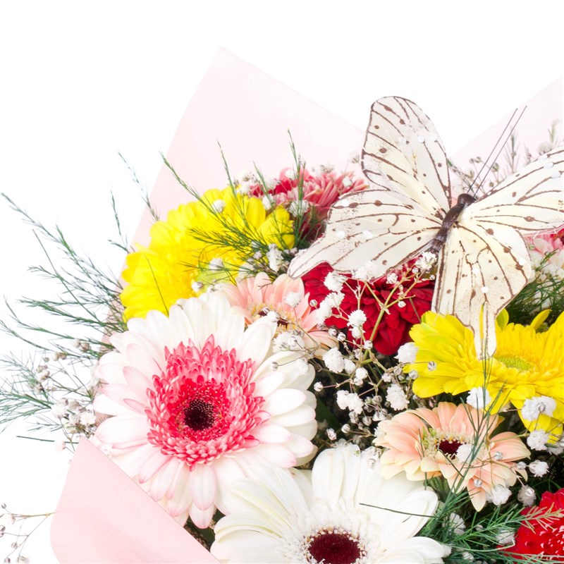 Renki Gerbera Buketi - Riva Mix