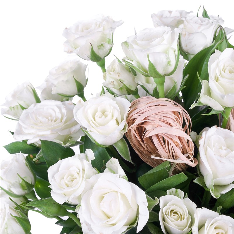 Beyaz Çardak Gül Aranjmanı Salda