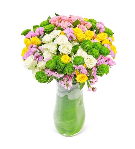 Spray Pastel Roses