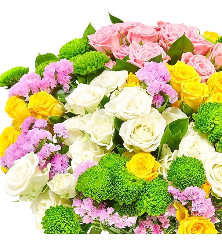 Spray Pastel Roses