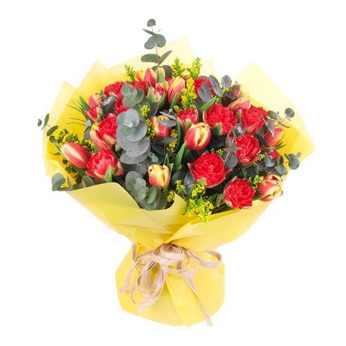 Kırmızı Lale Buketi - Barcelona Bouquet