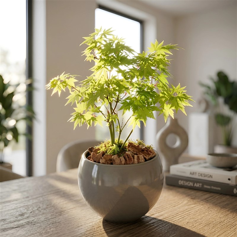 Seramik Saksıda Acer Aranjmanı